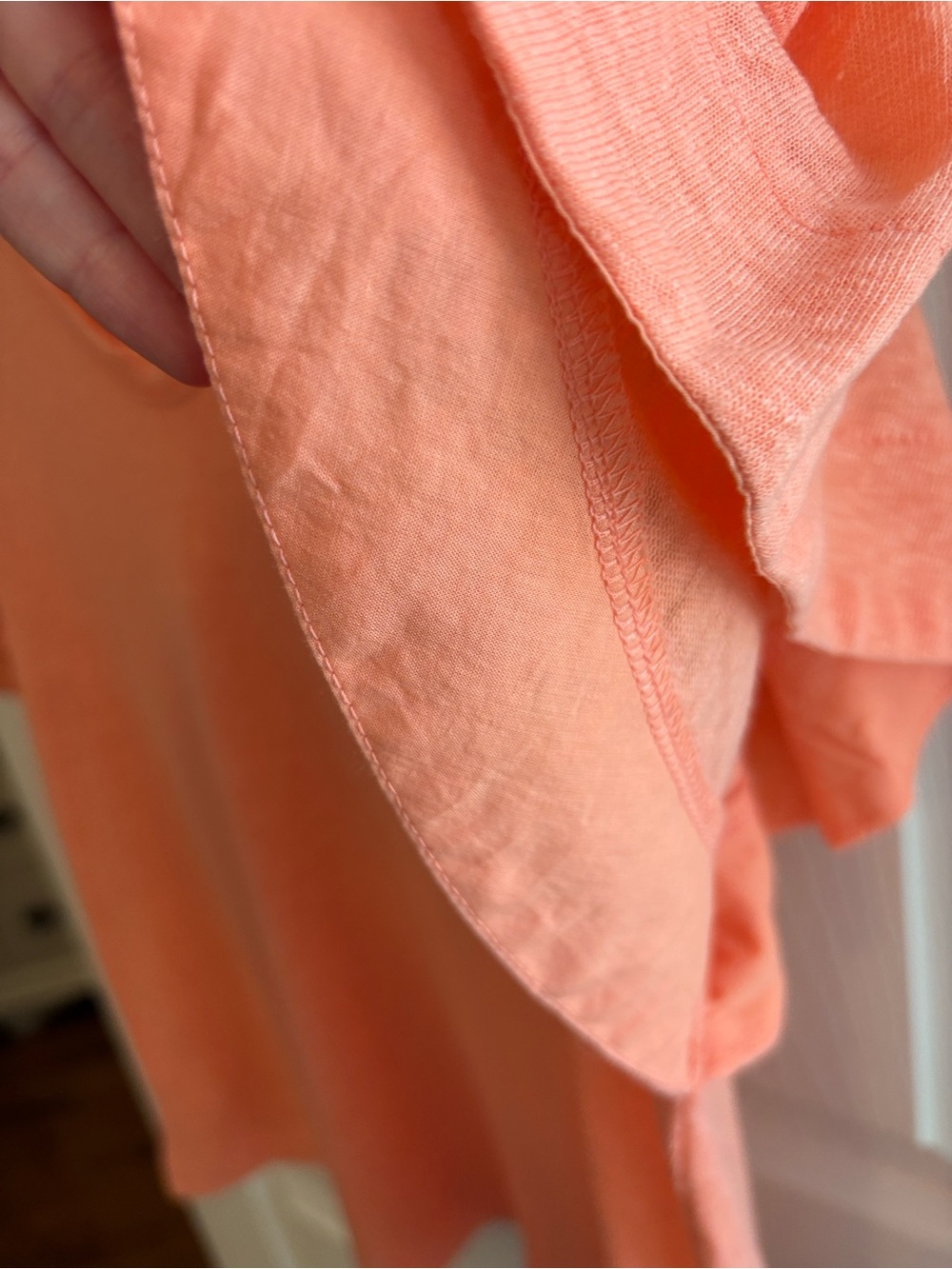 a new day Coral V-Neck Short Sleeve Tee - Picture 5 of 6
